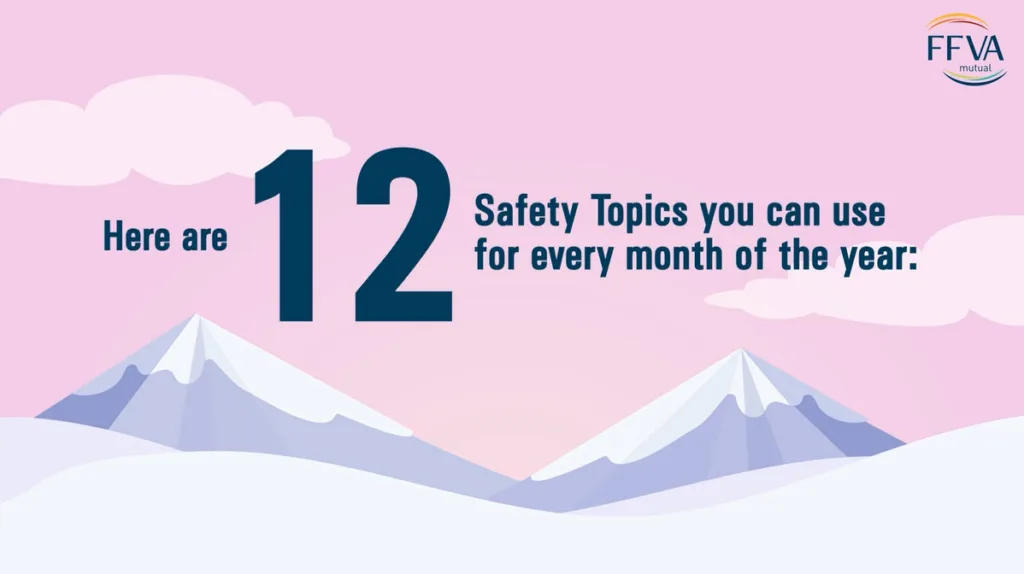12 monthly safety tips Video intro image